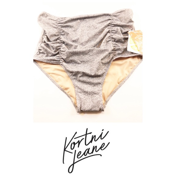 Kortni Jeane Other - NEW Kortni Jeans High- Waisted Swimsuit Bottoms